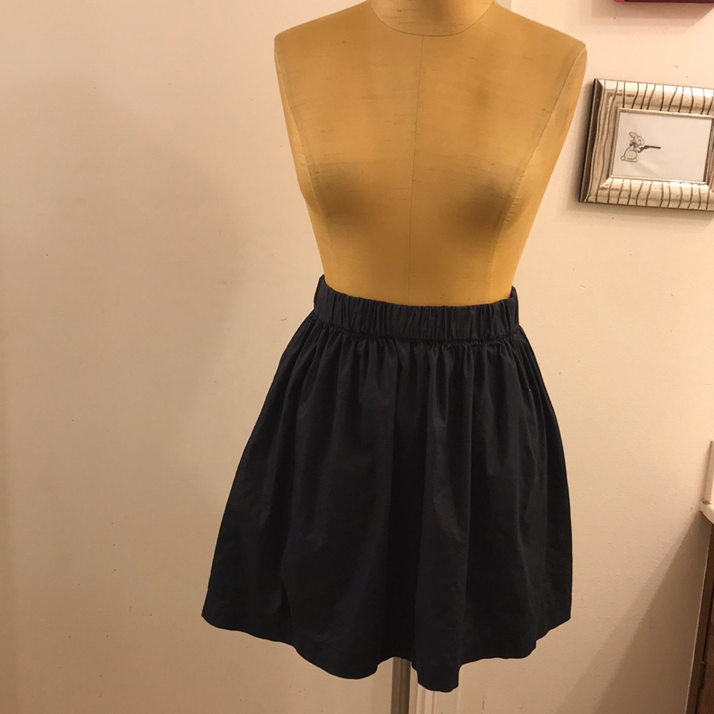 💥Melissa Shim💥 elastic waistband black skirt